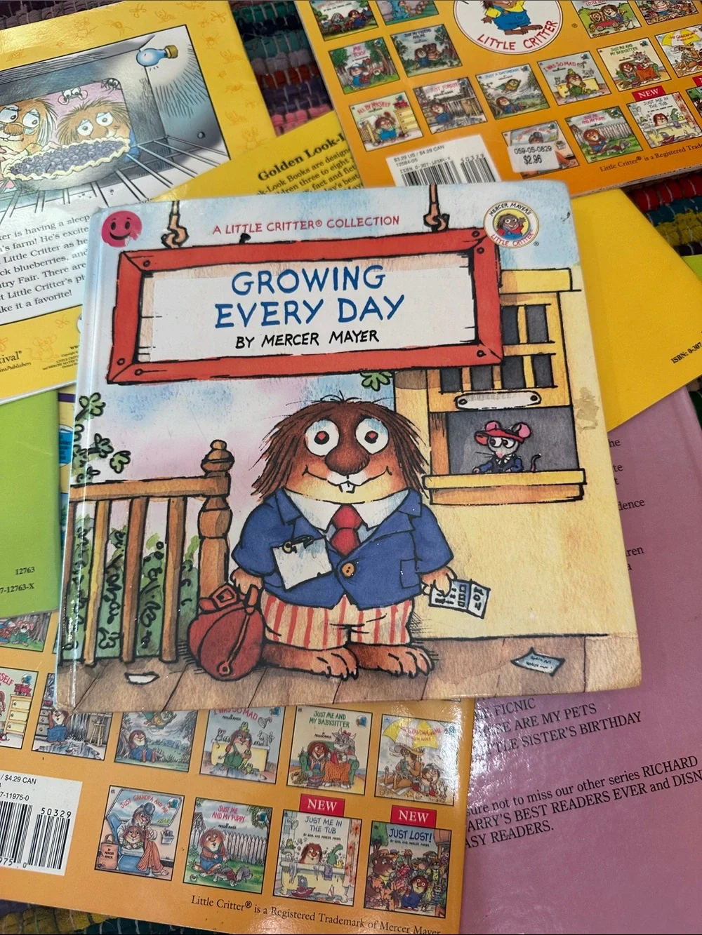 Mercer Mayer Little Critter 9 Book Lot Vintage Golden Books Growing Every Day